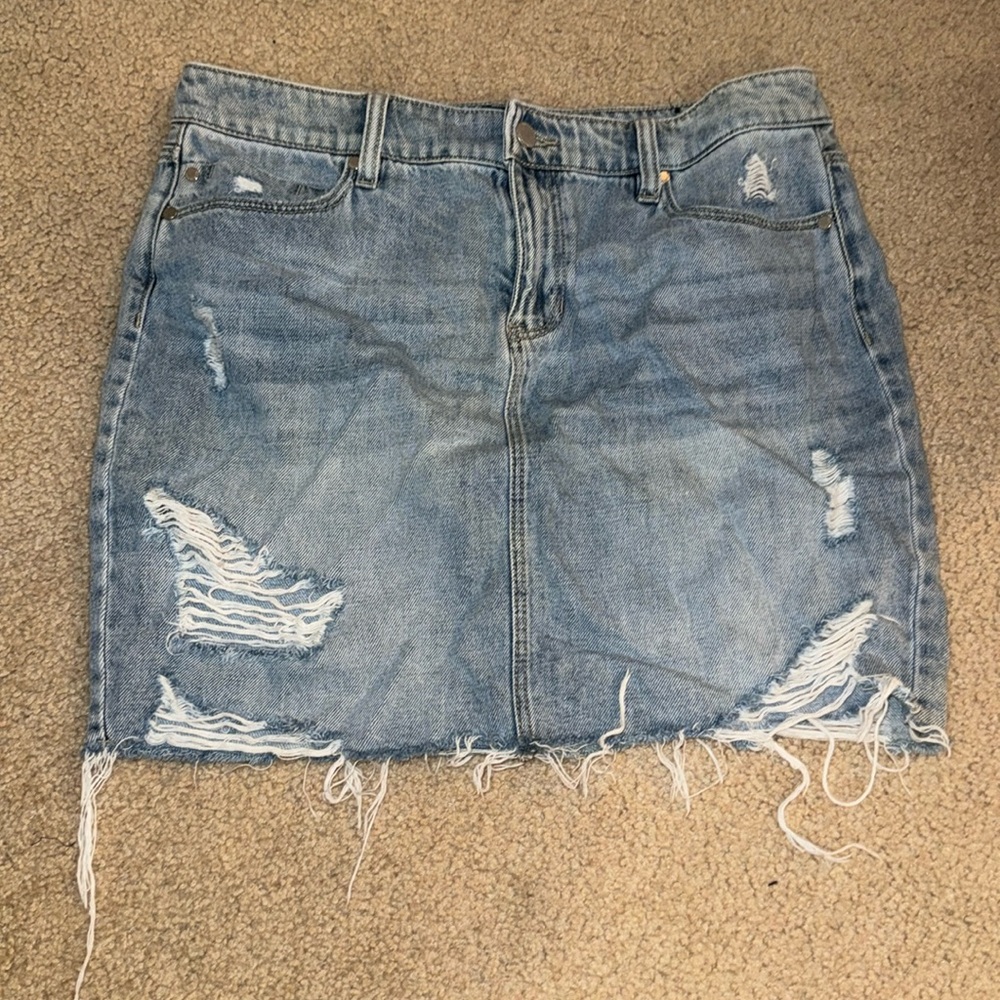 Denim skirt